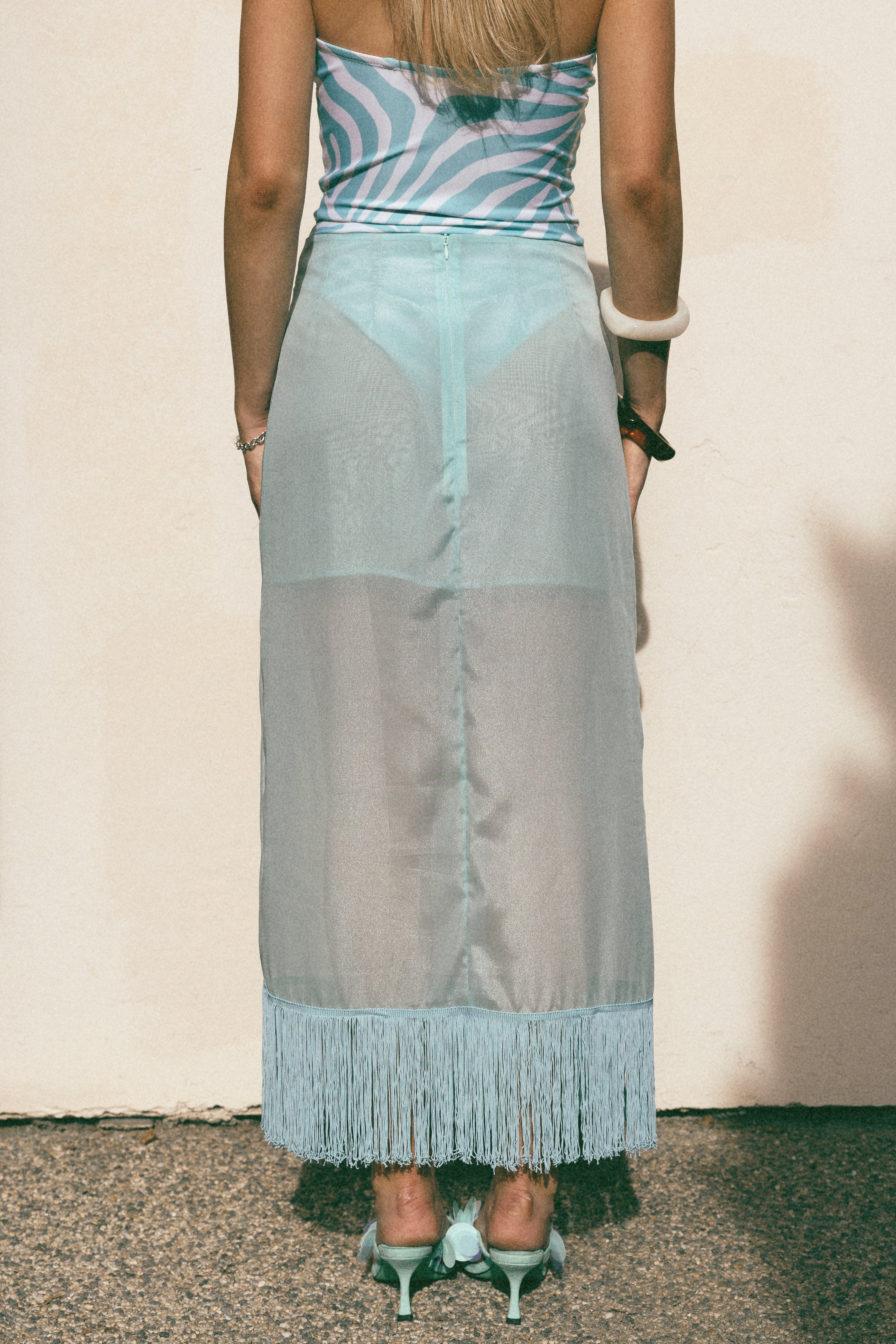 Isla Groove Fringe Skirt